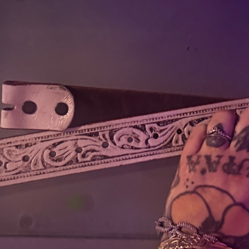 Loopers brand belt. Cowgirl legacy leather